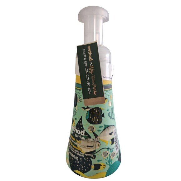 2 bottles -Foaming Hand Soap Method Ltd Edition Paradise Reef Plant Based 10 Oz - Picture 3 of 4